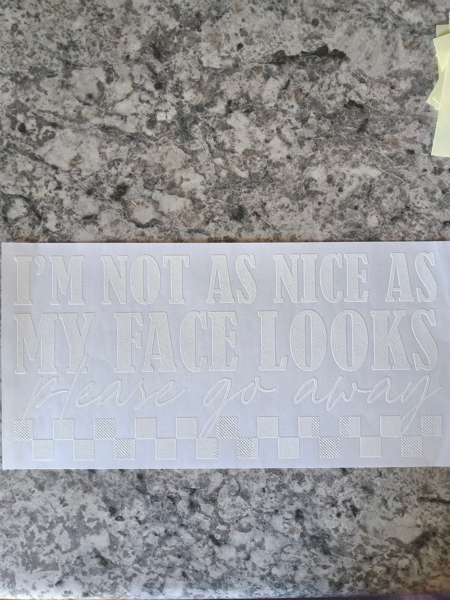 I'm not as nice......