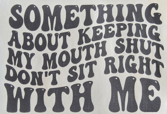 Something bout keeping.....