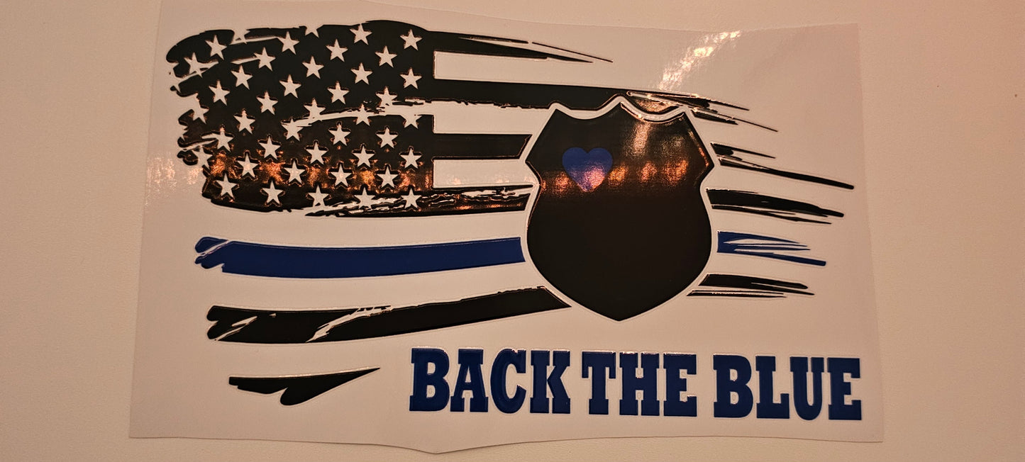 Back the Blue Wrap