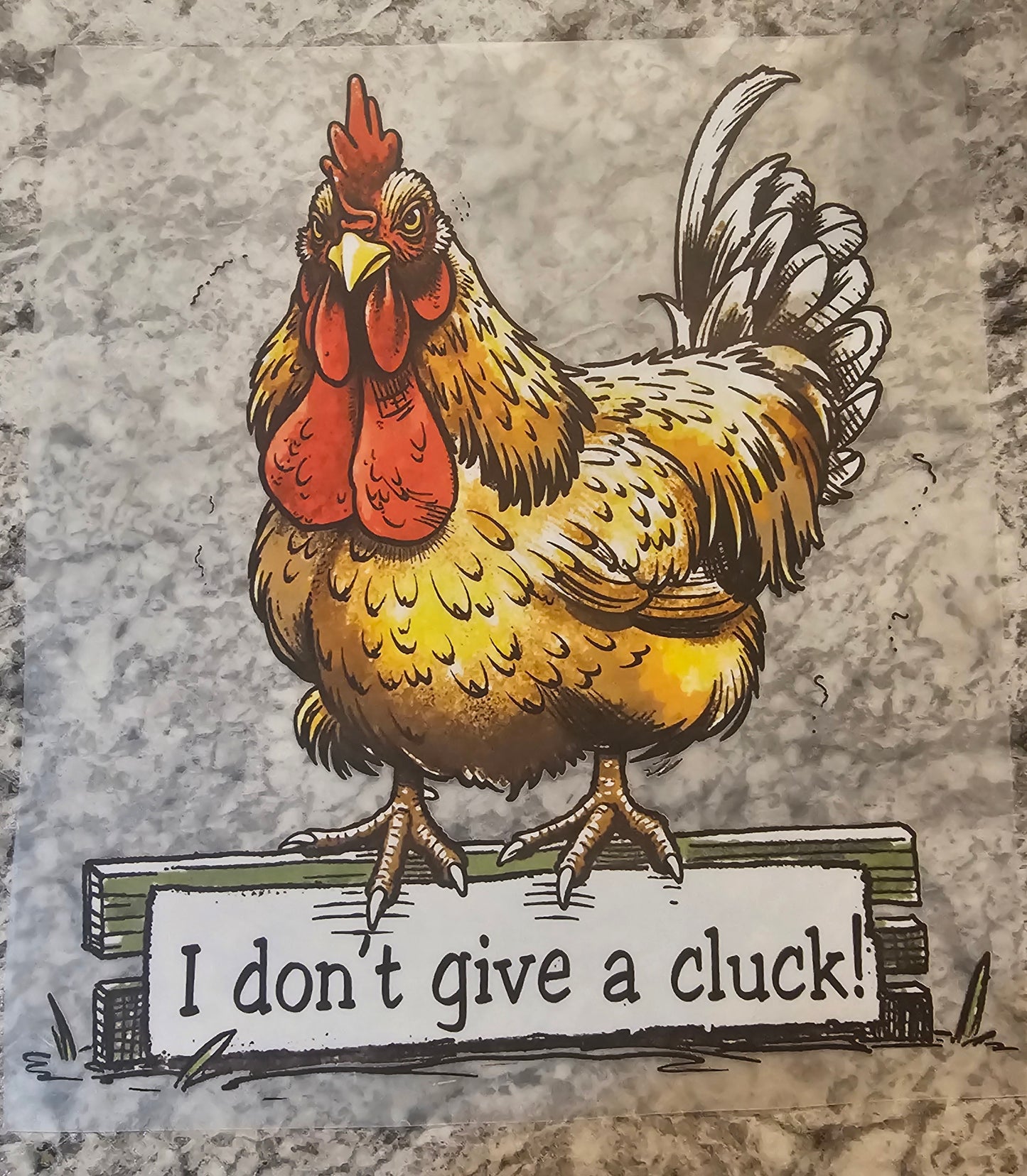 I dont give a cluck