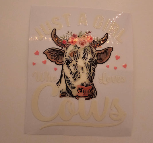Just a girl who loves....decal