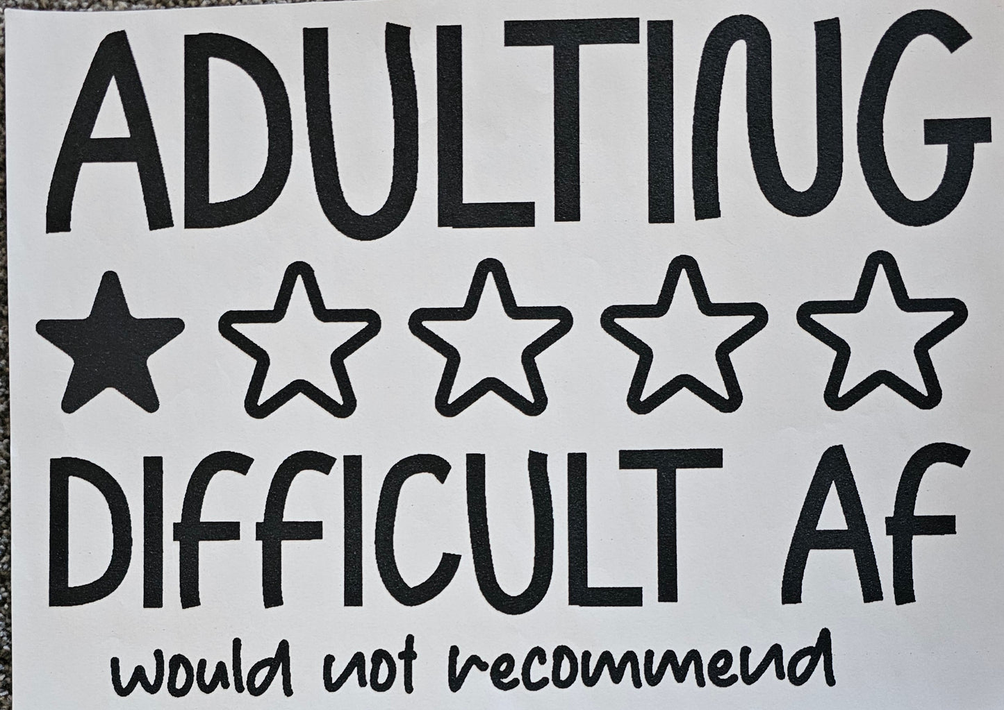 Adulting.....