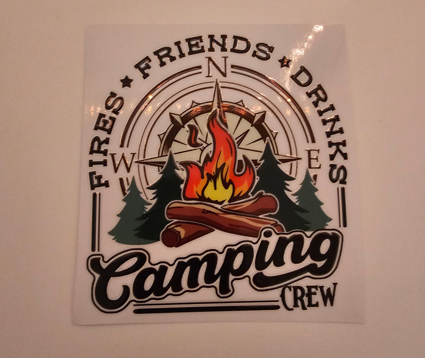 Camping Decal