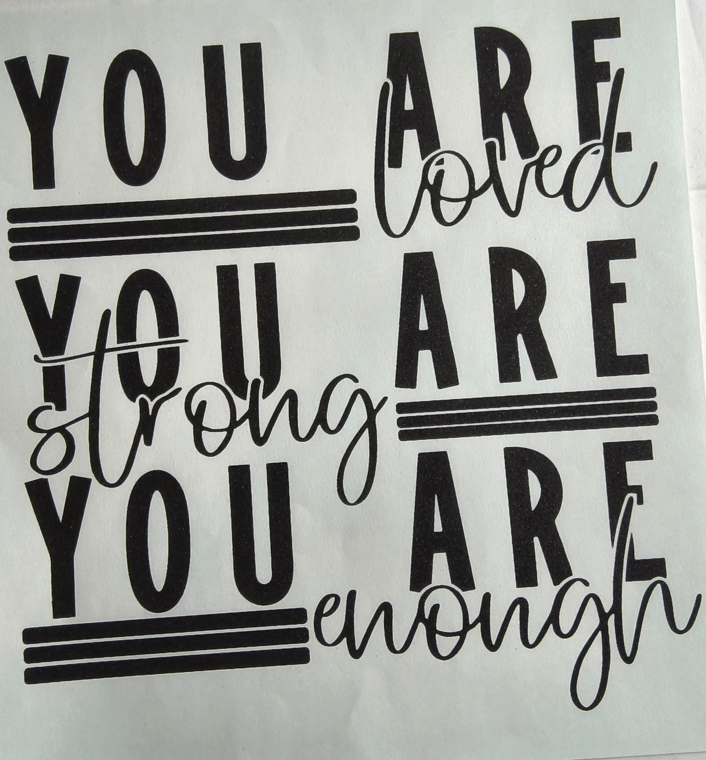 You Are......
