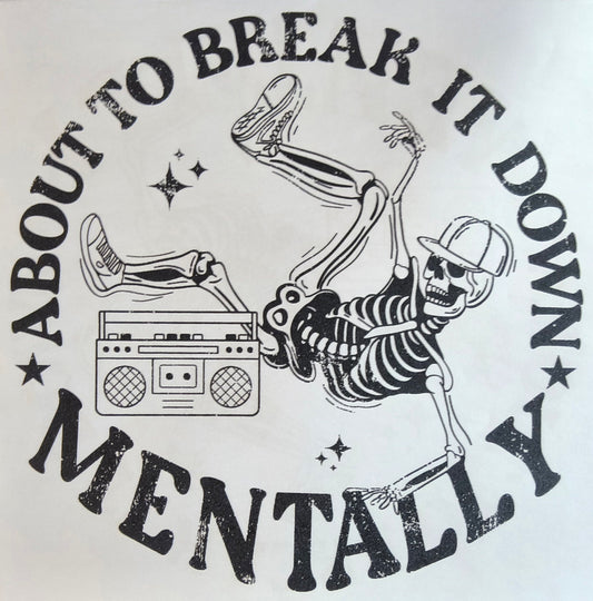 About to break it down.....