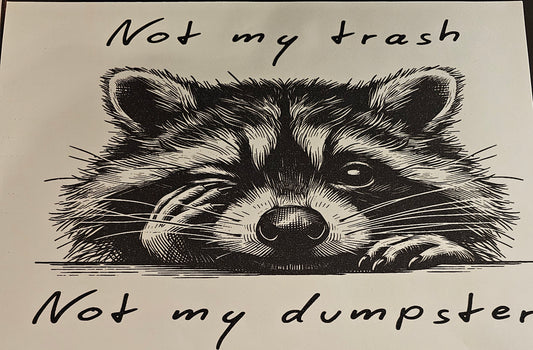 Not my trash......