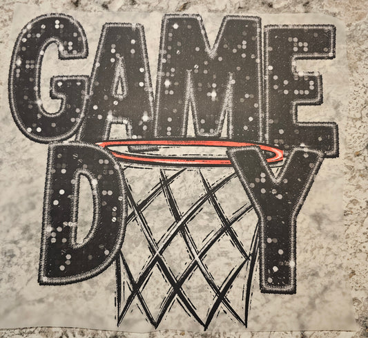 BB faux glitter Game Day