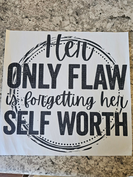 Her only flaw