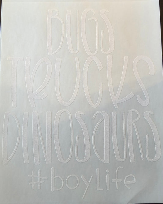 Bugs, Trucks, Dinosaurs