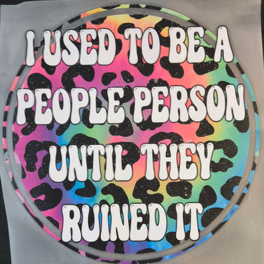I used to be a........