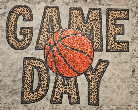BB faux glitter Game Day