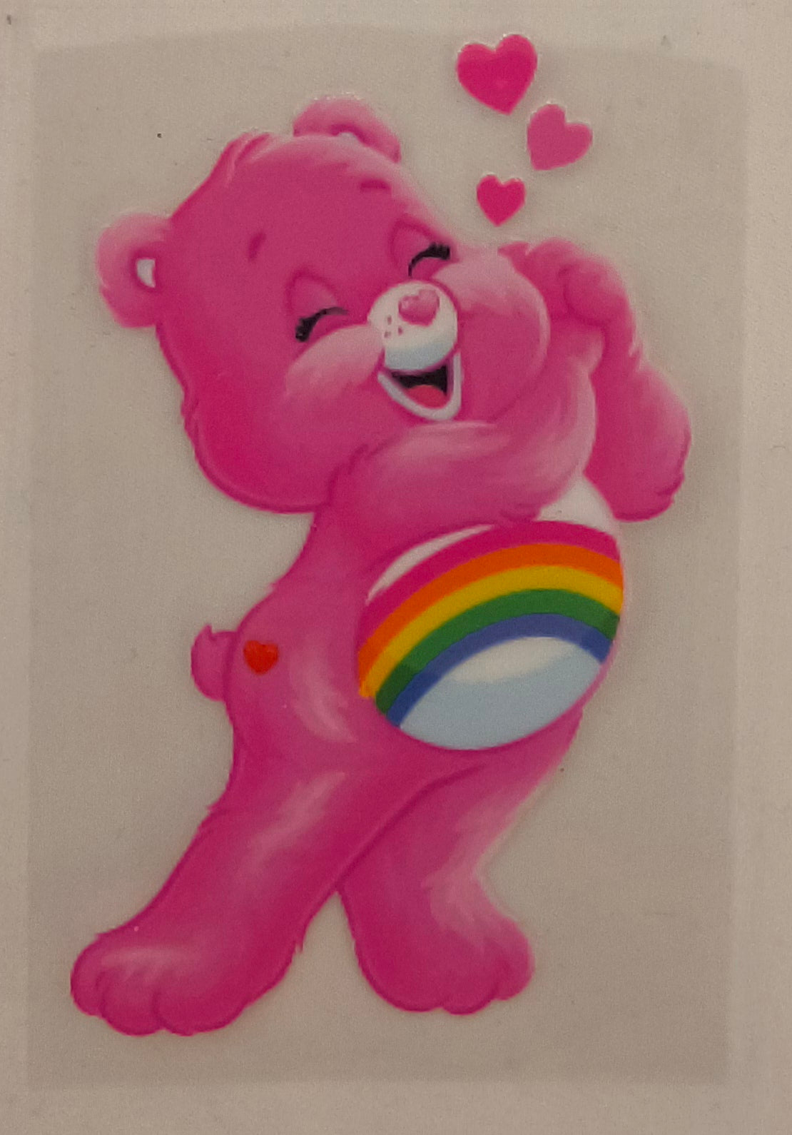 Pink Care Bear decal