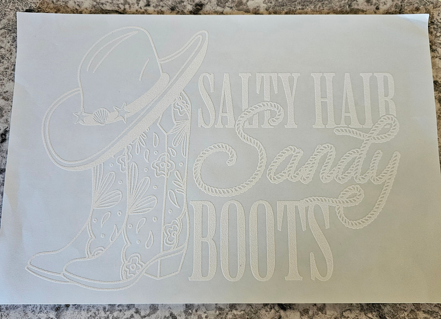 Sandy boots