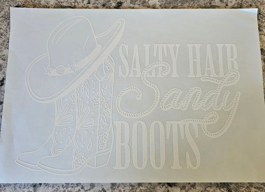 Sandy boots