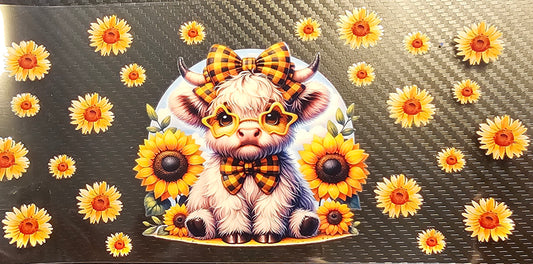 Sunflowers and Cows