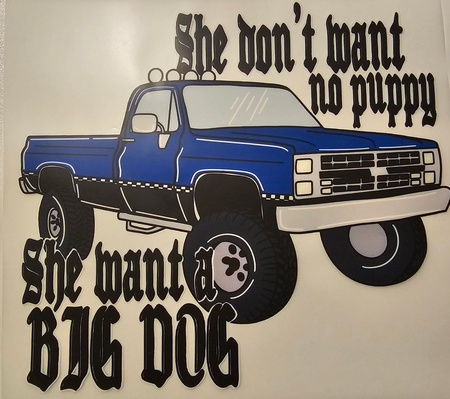She dont want no puppy.....