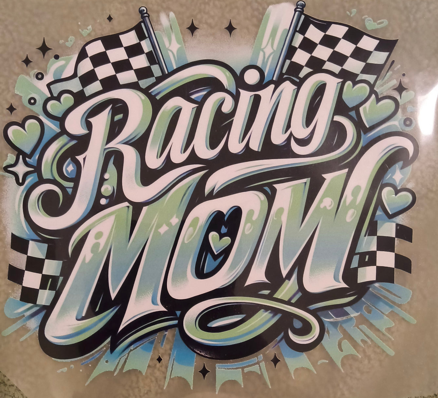 Mint Racing Mom