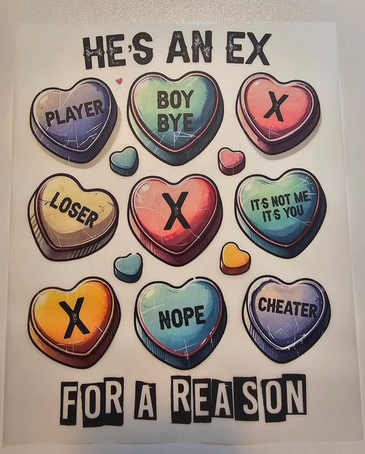 He's an ex for a reason