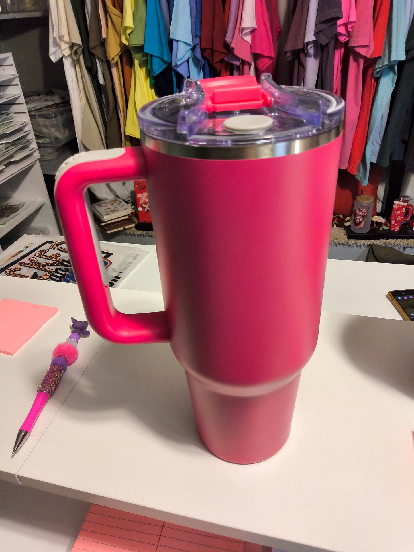 40oz HOGG, hot pink